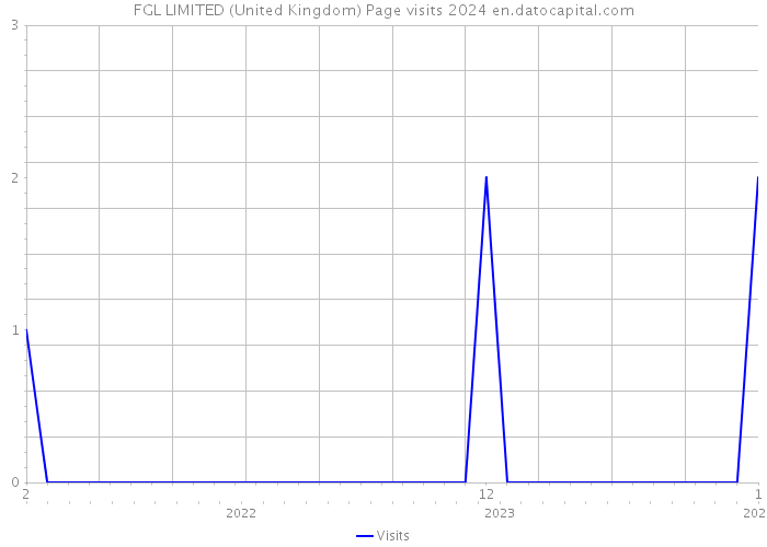FGL LIMITED (United Kingdom) Page visits 2024 