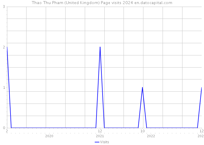 Thao Thu Pham (United Kingdom) Page visits 2024 
