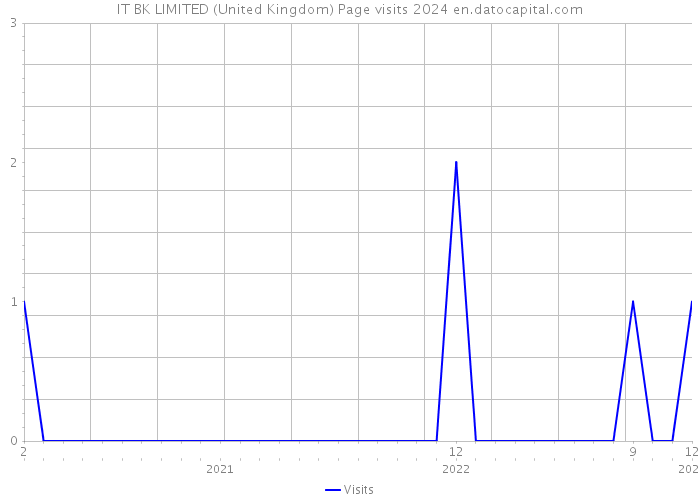 IT BK LIMITED (United Kingdom) Page visits 2024 
