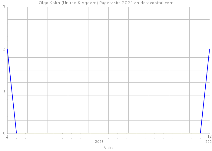 Olga Kokh (United Kingdom) Page visits 2024 