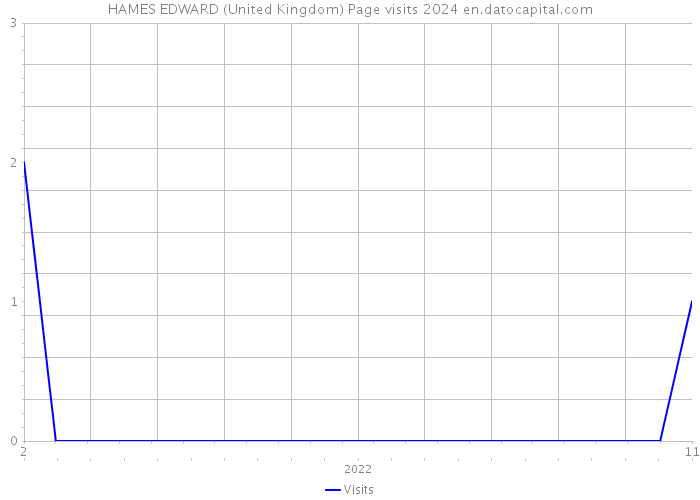 HAMES EDWARD (United Kingdom) Page visits 2024 