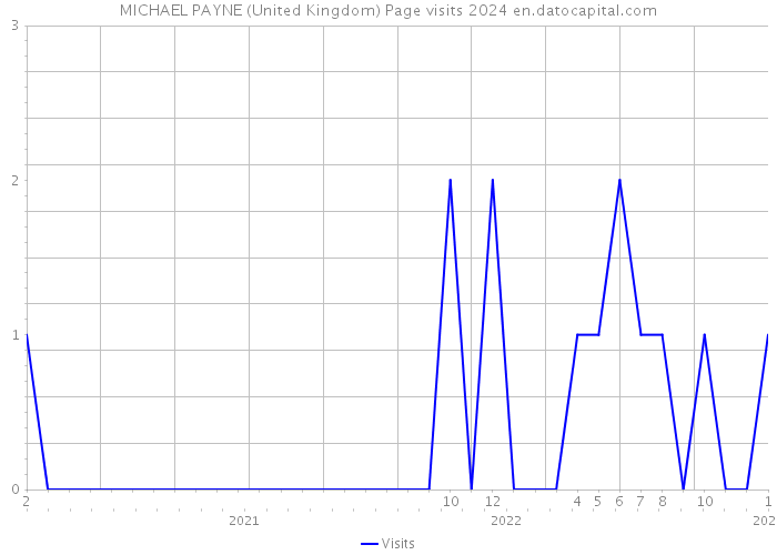 MICHAEL PAYNE (United Kingdom) Page visits 2024 