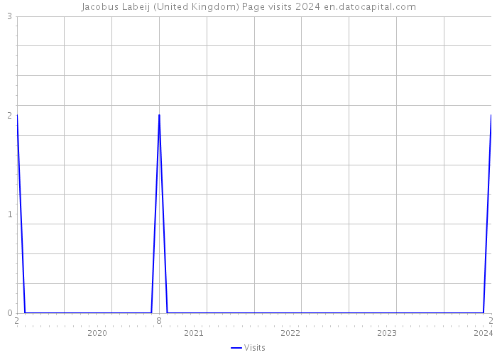 Jacobus Labeij (United Kingdom) Page visits 2024 