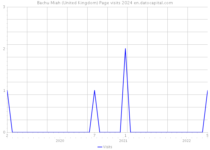 Bachu Miah (United Kingdom) Page visits 2024 