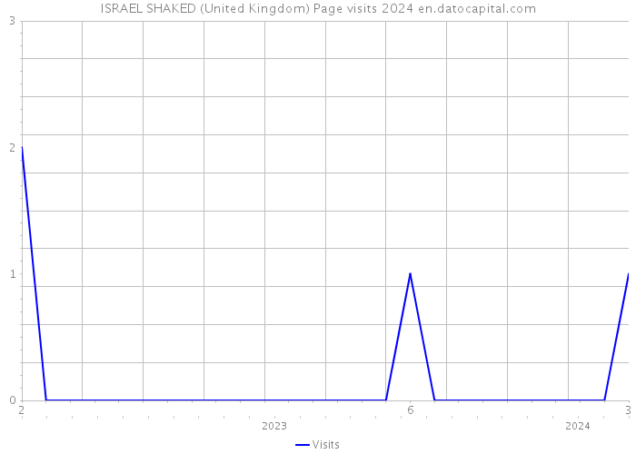 ISRAEL SHAKED (United Kingdom) Page visits 2024 
