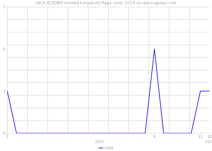 NICK ELSDEN (United Kingdom) Page visits 2024 