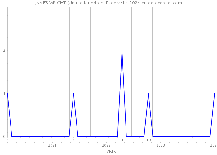 JAMES WRIGHT (United Kingdom) Page visits 2024 