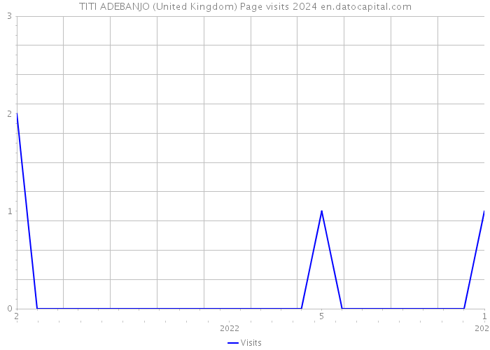 TITI ADEBANJO (United Kingdom) Page visits 2024 