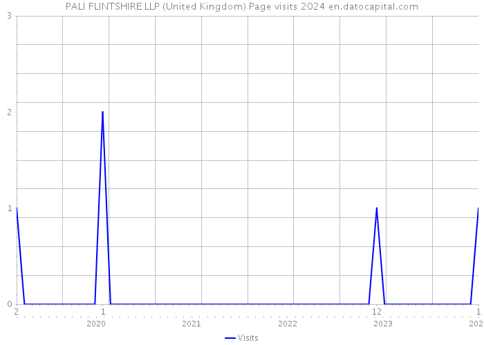 PALI FLINTSHIRE LLP (United Kingdom) Page visits 2024 