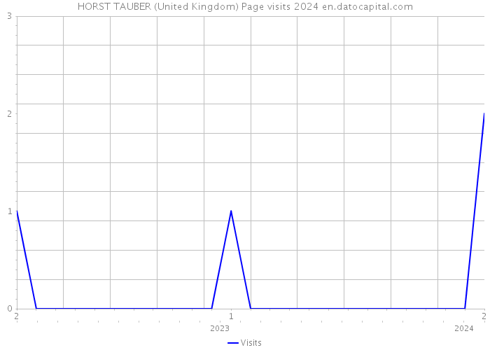 HORST TAUBER (United Kingdom) Page visits 2024 