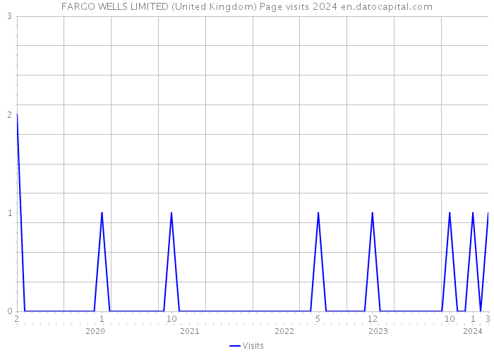 FARGO WELLS LIMITED (United Kingdom) Page visits 2024 