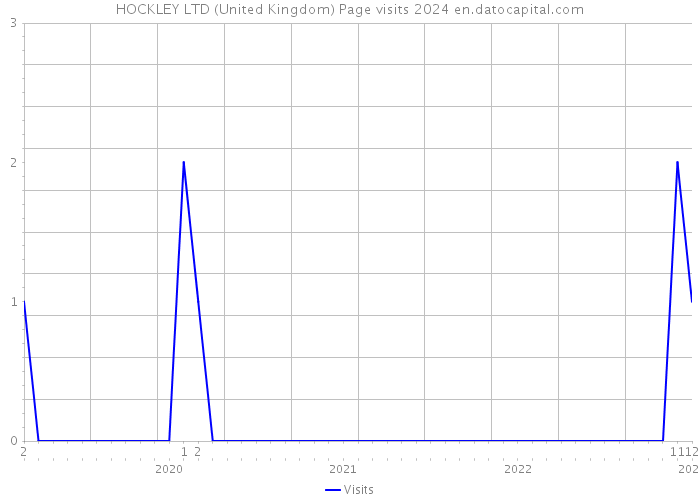 HOCKLEY LTD (United Kingdom) Page visits 2024 
