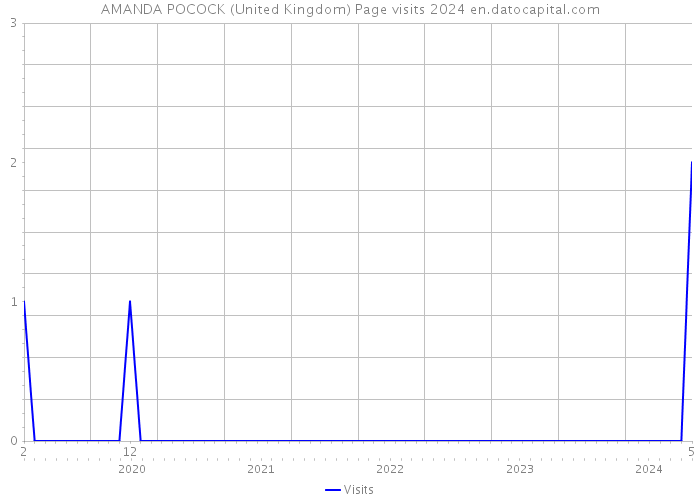 AMANDA POCOCK (United Kingdom) Page visits 2024 