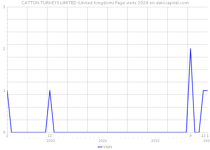CATTON TURKEYS LIMITED (United Kingdom) Page visits 2024 