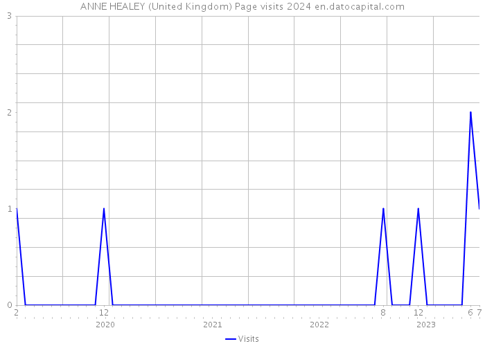 ANNE HEALEY (United Kingdom) Page visits 2024 