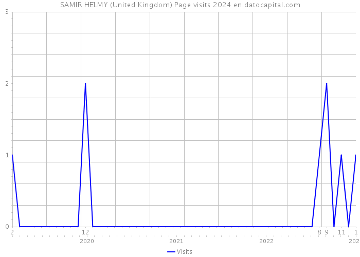 SAMIR HELMY (United Kingdom) Page visits 2024 