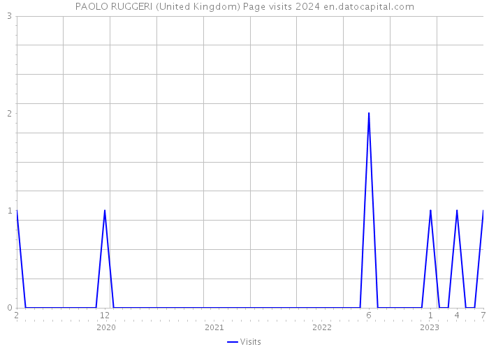 PAOLO RUGGERI (United Kingdom) Page visits 2024 