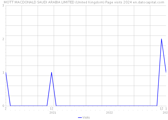 MOTT MACDONALD SAUDI ARABIA LIMITED (United Kingdom) Page visits 2024 