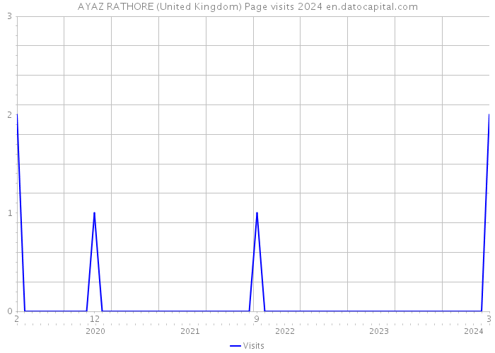 AYAZ RATHORE (United Kingdom) Page visits 2024 