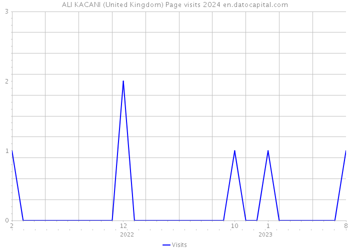 ALI KACANI (United Kingdom) Page visits 2024 