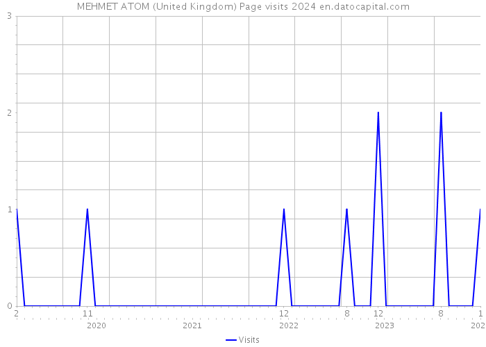 MEHMET ATOM (United Kingdom) Page visits 2024 