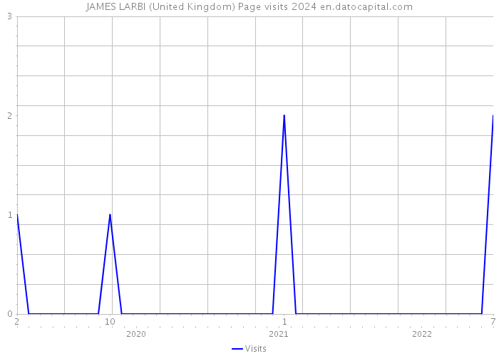 JAMES LARBI (United Kingdom) Page visits 2024 