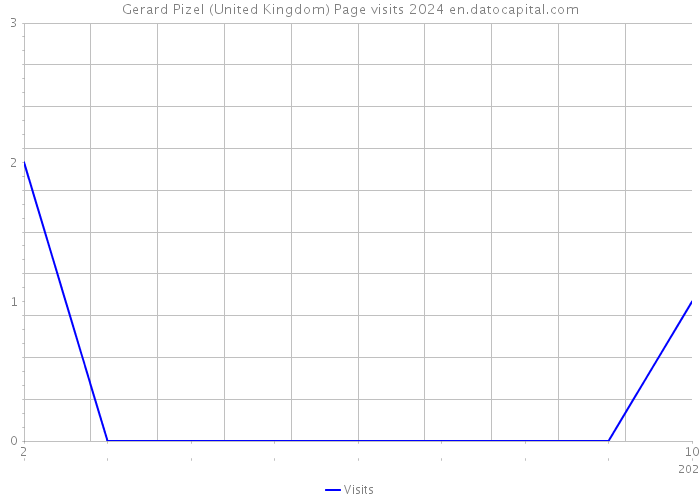 Gerard Pizel (United Kingdom) Page visits 2024 