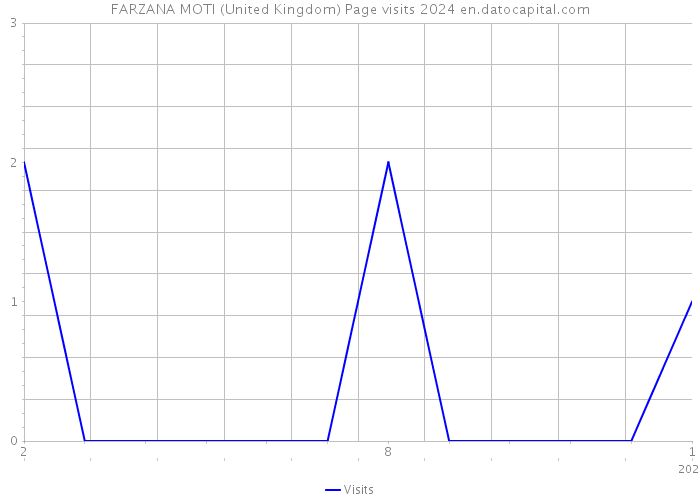 FARZANA MOTI (United Kingdom) Page visits 2024 