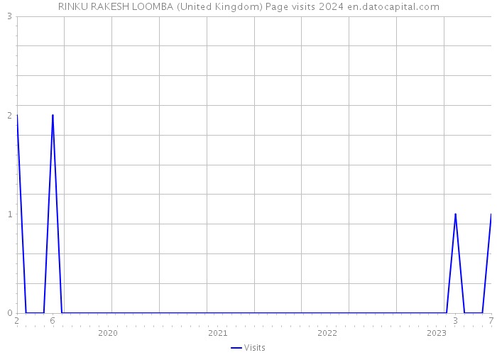 RINKU RAKESH LOOMBA (United Kingdom) Page visits 2024 
