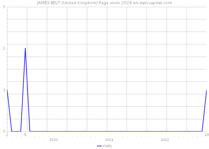 JAMES BELT (United Kingdom) Page visits 2024 