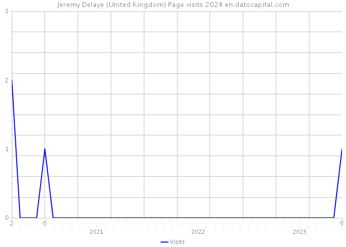 Jeremy Delaye (United Kingdom) Page visits 2024 