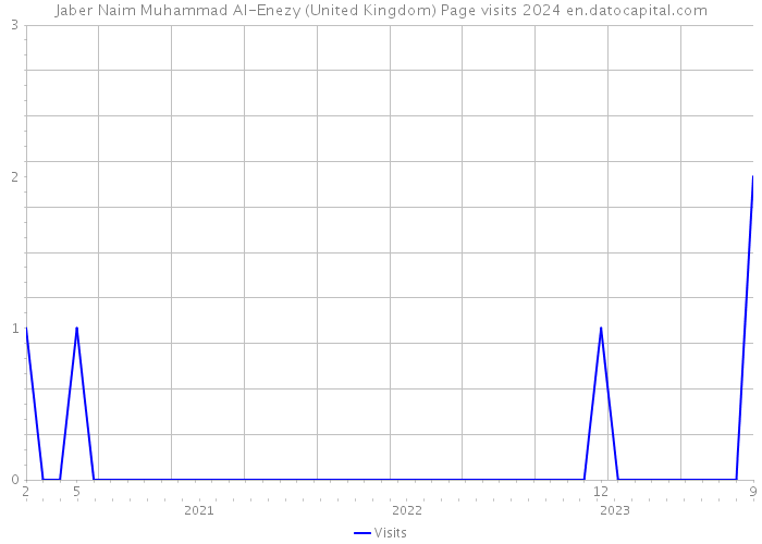 Jaber Naim Muhammad Al-Enezy (United Kingdom) Page visits 2024 