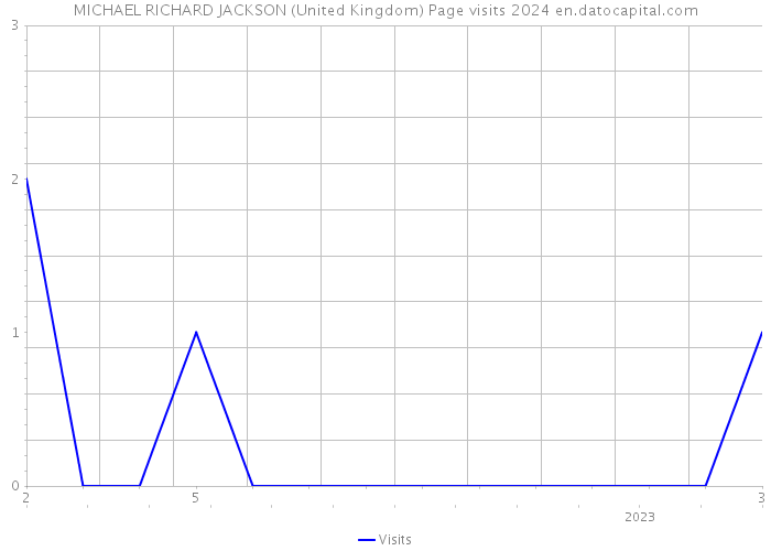 MICHAEL RICHARD JACKSON (United Kingdom) Page visits 2024 