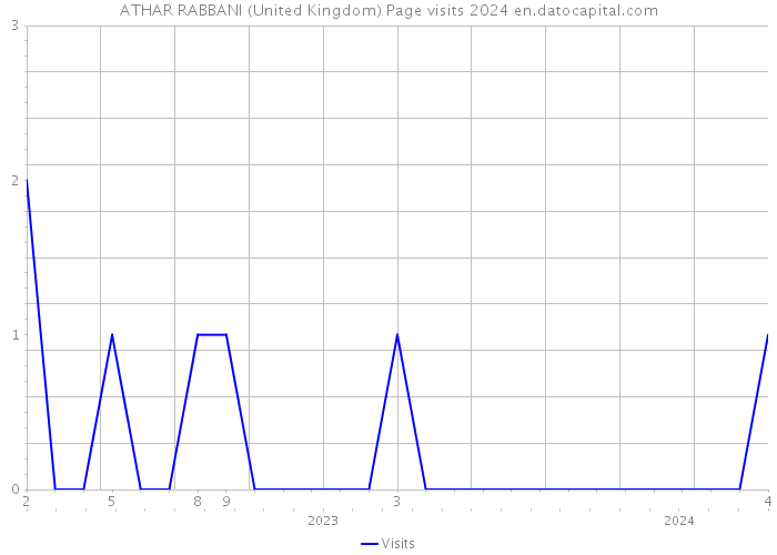 ATHAR RABBANI (United Kingdom) Page visits 2024 