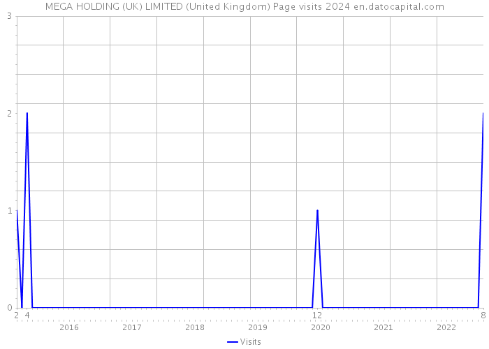 MEGA HOLDING (UK) LIMITED (United Kingdom) Page visits 2024 
