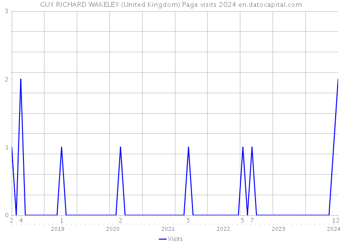 GUY RICHARD WAKELEY (United Kingdom) Page visits 2024 