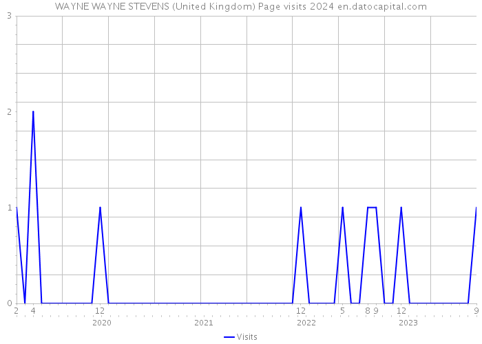 WAYNE WAYNE STEVENS (United Kingdom) Page visits 2024 