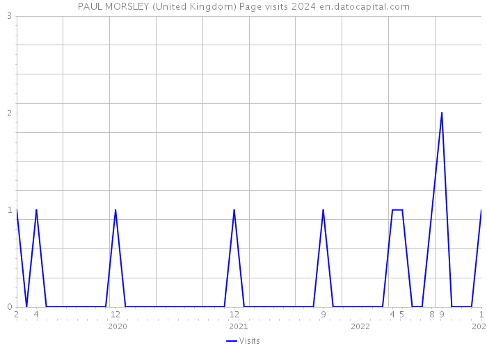 PAUL MORSLEY (United Kingdom) Page visits 2024 