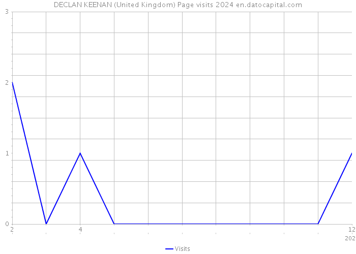 DECLAN KEENAN (United Kingdom) Page visits 2024 