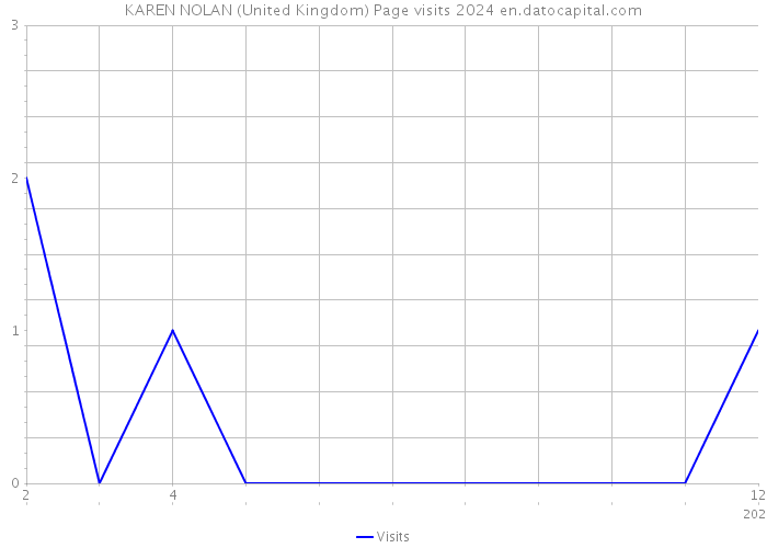 KAREN NOLAN (United Kingdom) Page visits 2024 