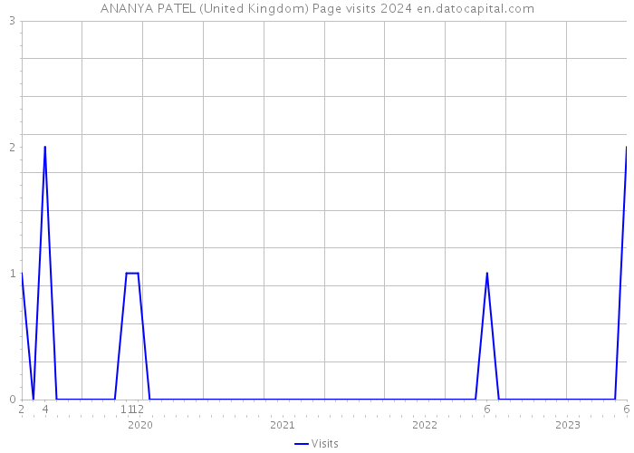 ANANYA PATEL (United Kingdom) Page visits 2024 
