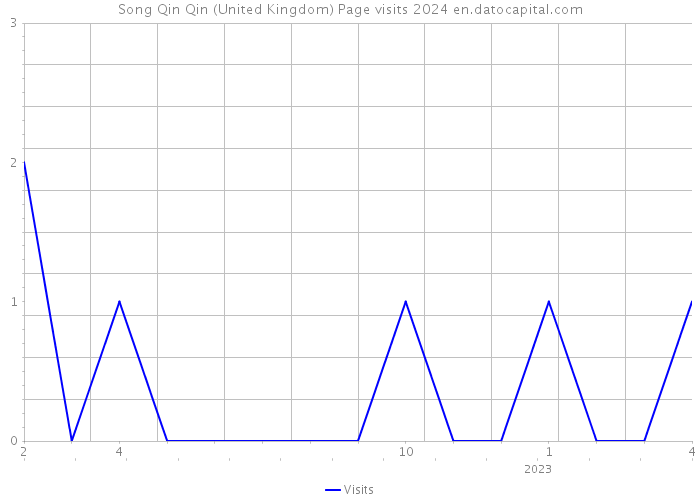 Song Qin Qin (United Kingdom) Page visits 2024 