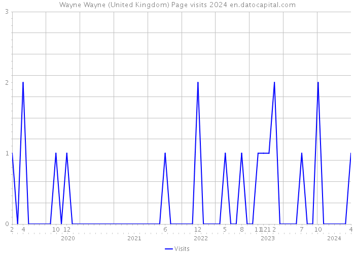 Wayne Wayne (United Kingdom) Page visits 2024 