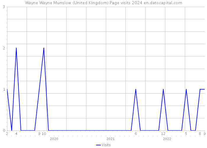 Wayne Wayne Munslow (United Kingdom) Page visits 2024 