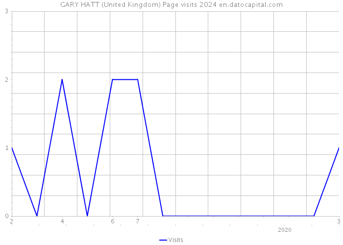 GARY HATT (United Kingdom) Page visits 2024 