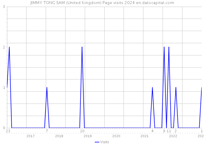 JIMMY TONG SAM (United Kingdom) Page visits 2024 