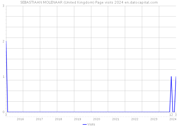 SEBASTIAAN MOLENAAR (United Kingdom) Page visits 2024 