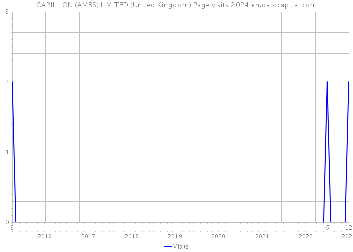CARILLION (AMBS) LIMITED (United Kingdom) Page visits 2024 