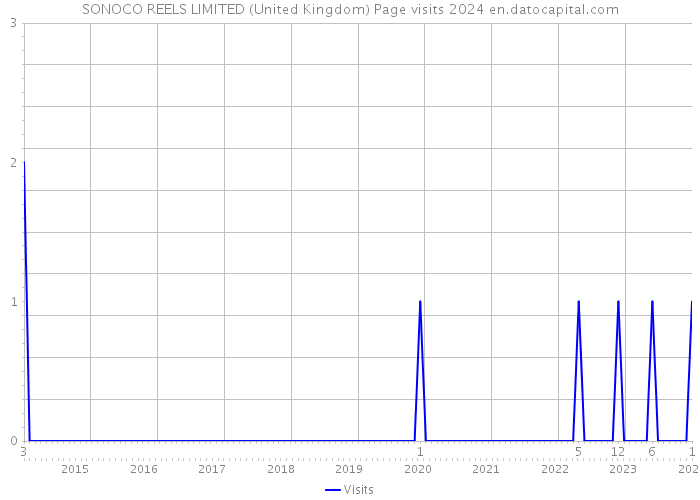 SONOCO REELS LIMITED (United Kingdom) Page visits 2024 