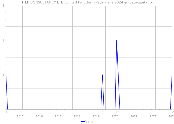 FINTEK CONSULTANCY LTD (United Kingdom) Page visits 2024 
